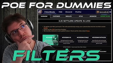 Neversink / Filterblade Filters & How to Set Up - Simplified - PoE For Dummies