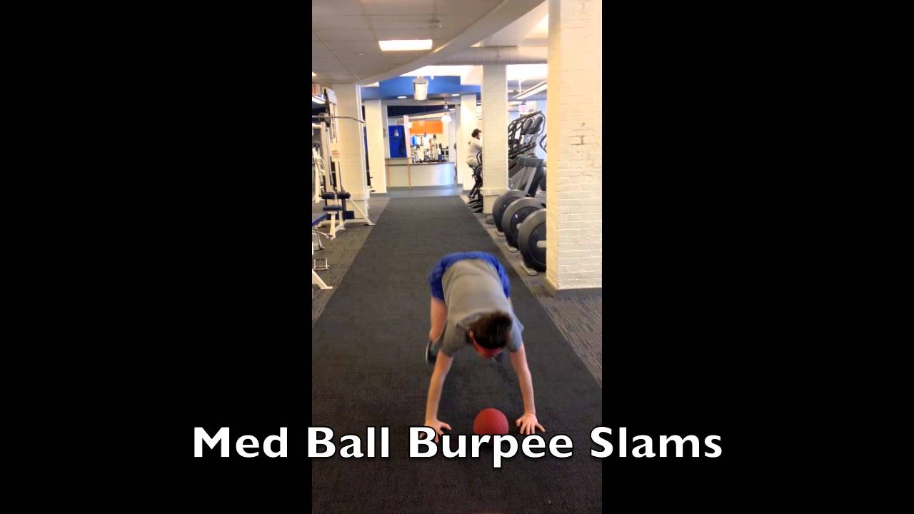 Med Ball Burpee Slams YouTube