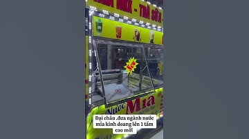 Xe nước mía 2 lô tạo bọt đời 2025 lô ép cnc độc quyền bên đại châu