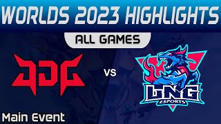 JDG vs LNG Highlights ALL GAMES R3 Worlds Main Event 2023 JD Gaming vs LNG Esports by Onivia