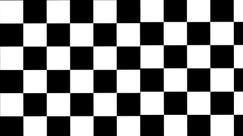 1 Hour Relaxing Black & White ⚽ Checkerboard Pattern | Optical Illusion & Geometric Visuals
