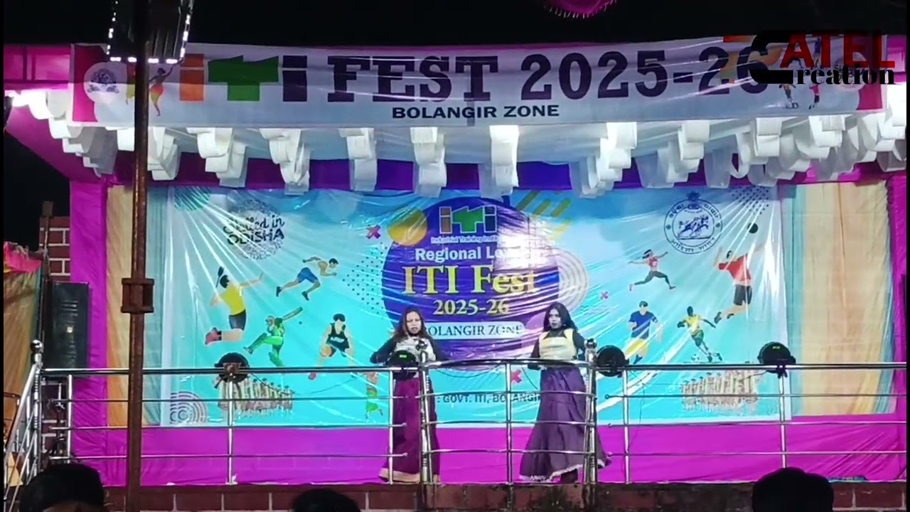 Chipkale Saiyan Fevicol Se 😍 Itom girl dance ITI Fest 2025-26 Balangir Zone 