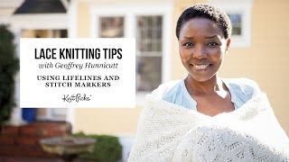 Using Lifelines and Stitch Markers in Lace Knitting with Geoff Hunnicut