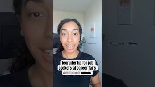 A tip for introducing yourself to employers at career fairs #careerfair #elevatorpitch #jobtips