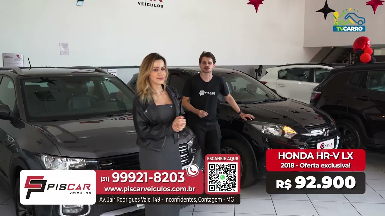 🔥  HONDA HR-V EX 2018 NA PISCAR VEÍCULOS! 🚗✨