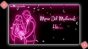 New Trending Glow Scan & Rain Text Effect Black Screen Lyrical Status Editing in Kinemaster by S_C