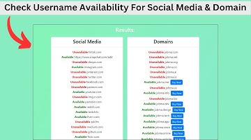 🔍 How to Check Username Availability for Social Media | ✅ Check Availability Across All Platforms!