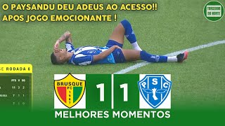 Brusque x Paysandu | Melhores Momentos COMPLETOS | 6ª Rodada do Quadrangular do Acesso