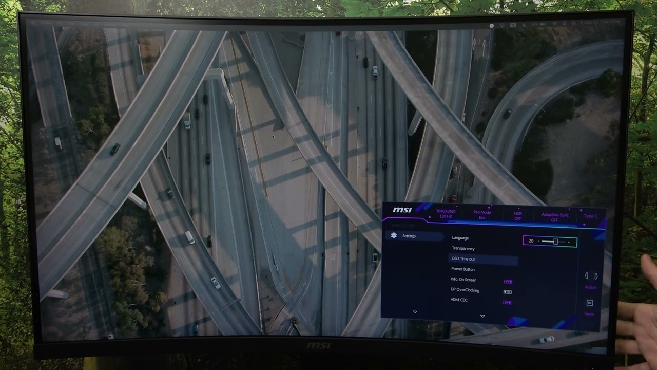 How to Change OSD Timeout on MSI MAG 321CUP