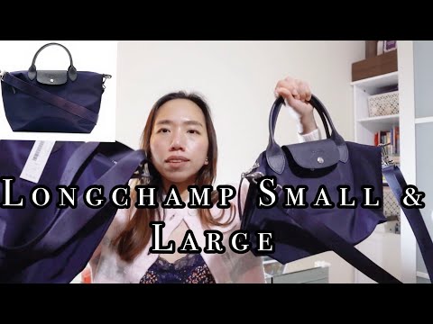 Longchamp Neo Small Top Handle bag and Large Comparison 