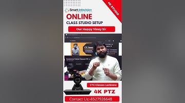 Best Camera For Online Class I Teachers की पहली पसंद Benchmark 4K PTZ @CTCClasses