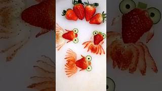 Adorable strawberry goldfish 🐠