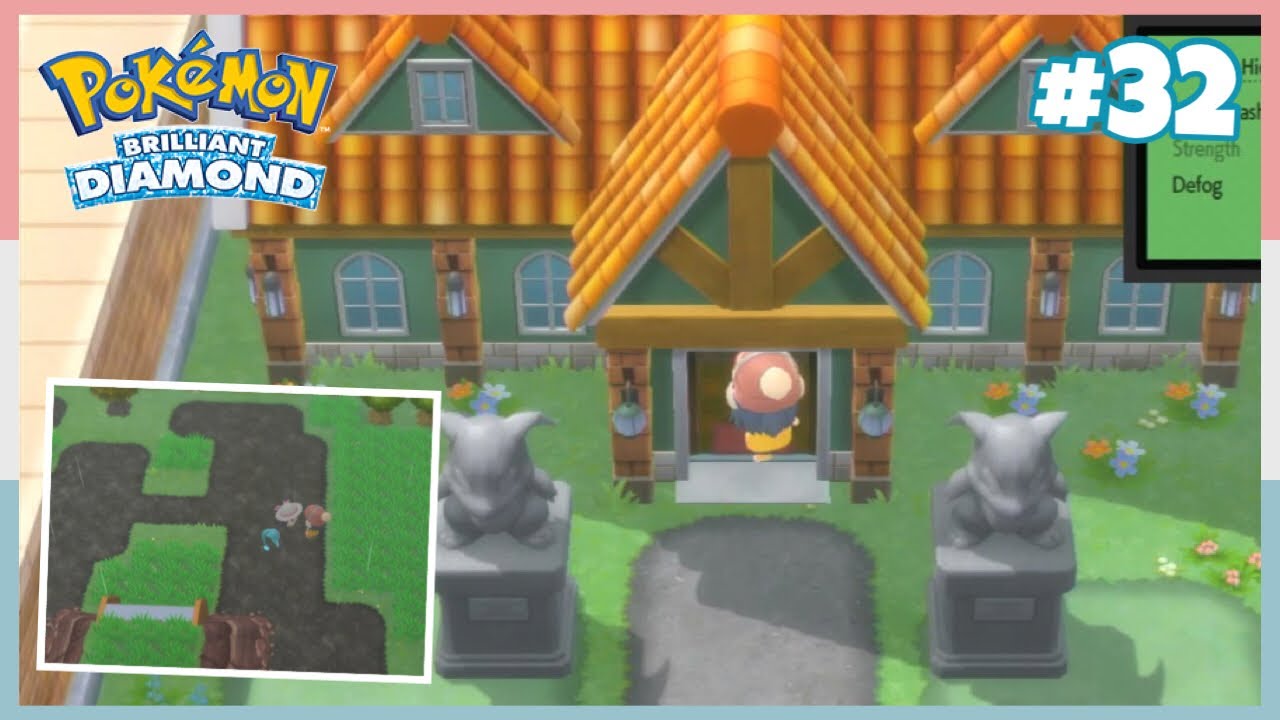 Pokemon Mansion & Clearing Route 212 In Pokemon Brilliant Diamond 32