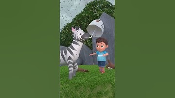 Rain Rain Go Away with Zebra 🦓⛅ | Newborn Baby Songs & Nursery Rhymes
