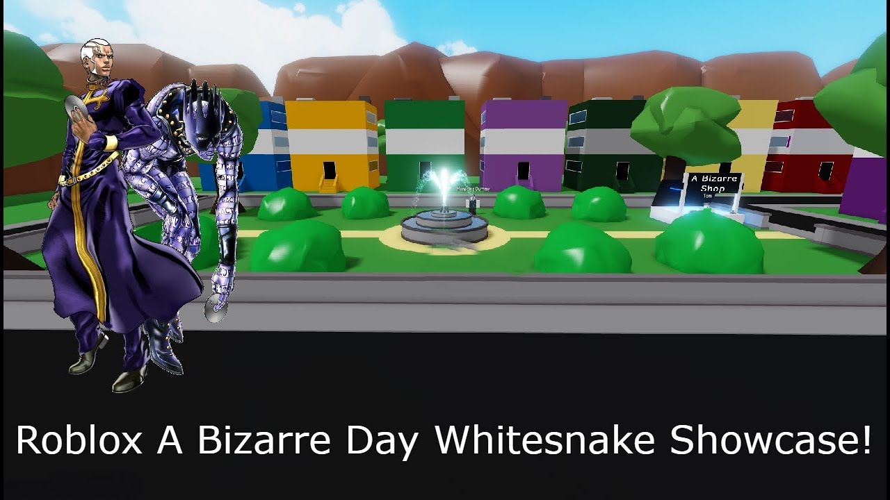 Roblox A Bizarre Day Whitesnake Showcase By Somsak 6185 - white snake showcase server vip jojo blox en español roblox