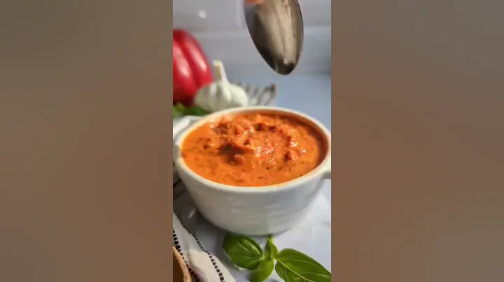 Red Pepper Pesto Sauce #shorts #recipes