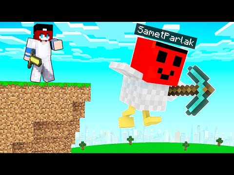 MANHUNT'ta SAMET DÖNÜŞME HİLESİYLE TROLLÜYOR !! - Minecraft