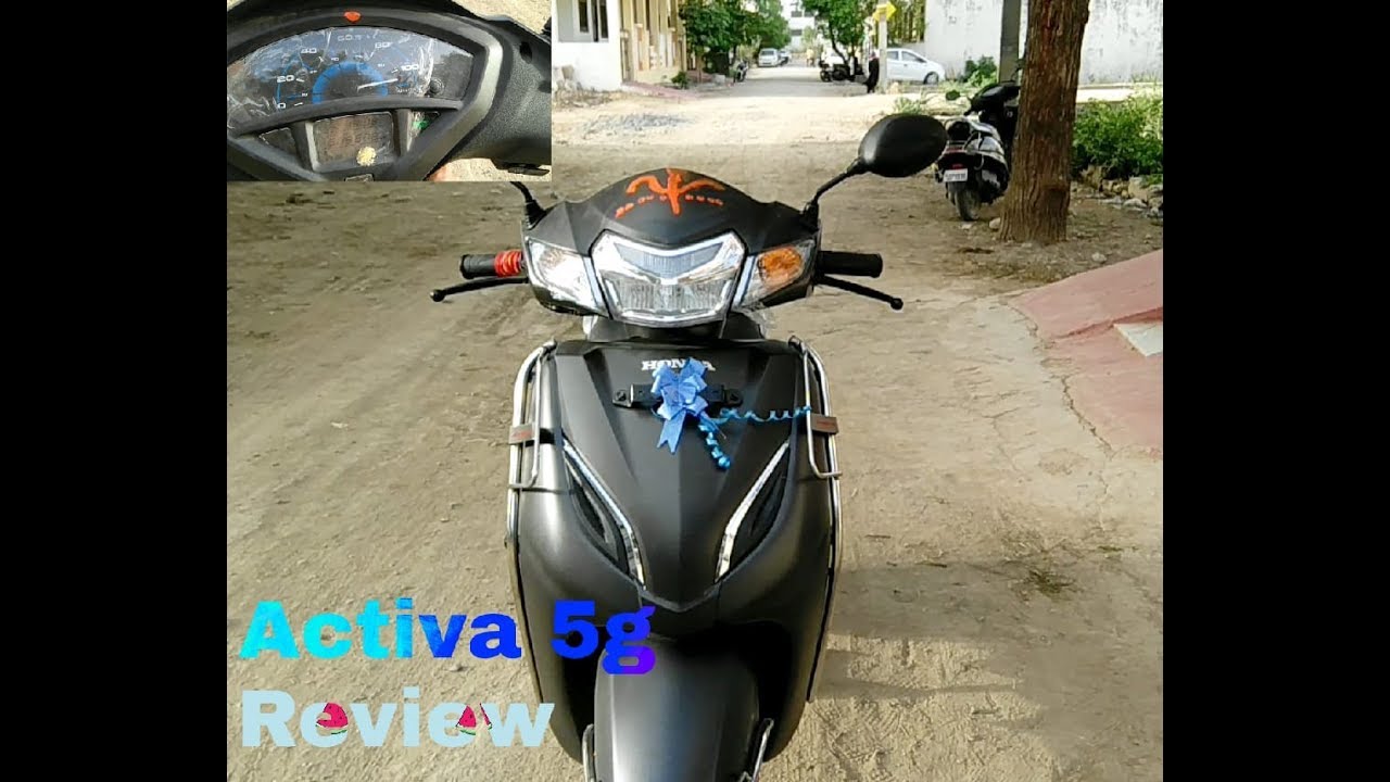 Honda Activa 5G 2018 Review Speedometer. YouTube
