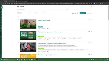 Kaltura at UAA: Recording with Kaltura Express Capture (Original Course View)