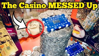 THE CASINO MESSED UP Inside The High Limit Coin Pusher Jackpot WON MONEY ASMR screenshot 4