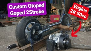 Merakit Sendiri Otoped Mesin 50cc 2Stroke | Custom Goped part 2