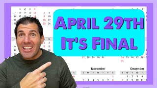 April 29th: Final Meeting - It All Changes After This