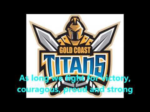 Gold Coast Titans theme song (Lyrics) NRL Sing-A-Long
