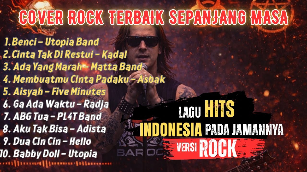 FULL ALBUM LAGU HITS INDONESIA ROCK COVER | ROCK ENERGI | Viral Di Tiktok!