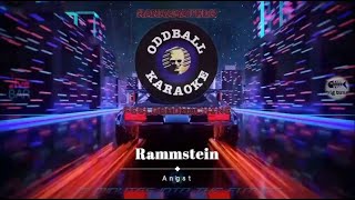 Rammstein - Angst (karaoke instrumental lyrics) - RAFM Oddball Karaoke