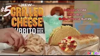 TACO BELL Grilled Cheese Burrito BOX - Usfoods72 USA.