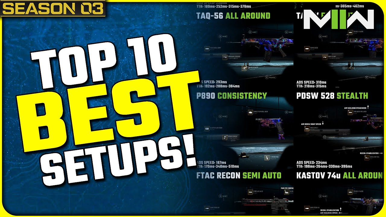 Mw2 Setup My Top 10 BEST Setups in Modern Warfare II | (June 2023) - YouTube
