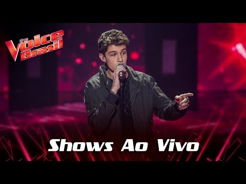 Murilo Bispo canta 'With Or Without You' nos Shows Ao Vivo - The Voice Brsil | 7ª Temporada