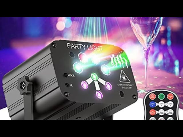 Laser Joguly Party Light IN ACTION Review 