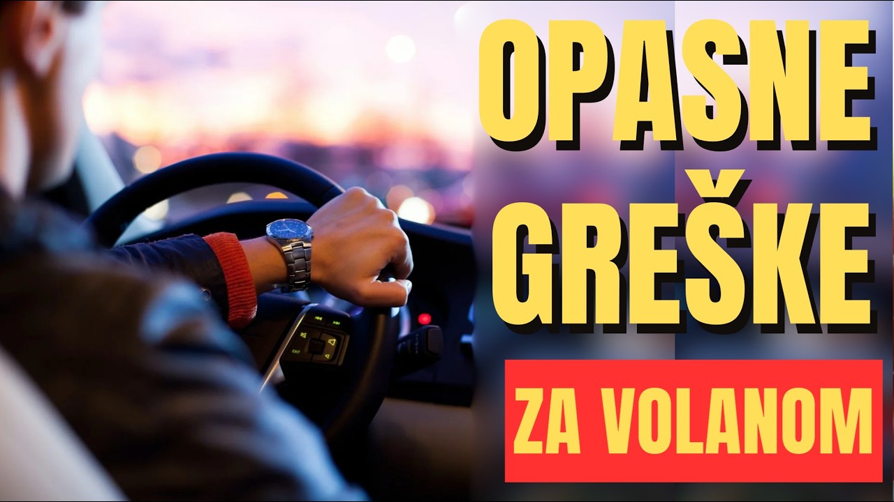 5 Opasnih Grešaka Koje Iskusni Vozači Rade - izbjegnite kazne i sudare uz ove savjete
