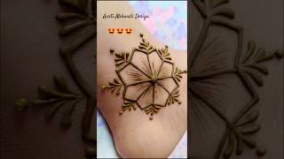 Make Mandala Flower Mehandi Design For New Easy Trick 🫰!! #mehandi design #mehandi ka design
