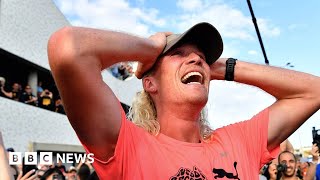 Man runs across Australia in 47 days – BBC News