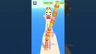 Sandwich Runner level #153 TikTok 😀🍔 Android iOS New #Game #games #newgame #shorts #sandwichrunner