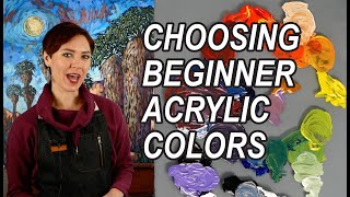 Choosing Beginner Acrylic Colors