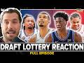 5 NBA REACTIONS: Draft Lottery fallout, Wemby's elbow, Warriors trade idea, Dybantsa vs. Peterson