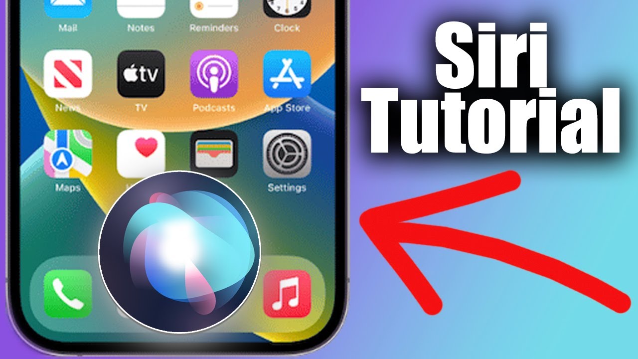 How To Use Siri On The Iphone 14 Pro Max And Iphone 14 Siri Tutorial -  Youtube