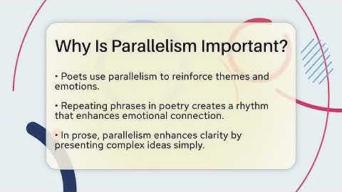 Why Is Parallelism Important? - The Prose Path