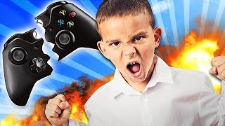 11 YEARR OLD SAVAGE SMASHES HIS CONTROLLER! (Call of Duty Trolling)
