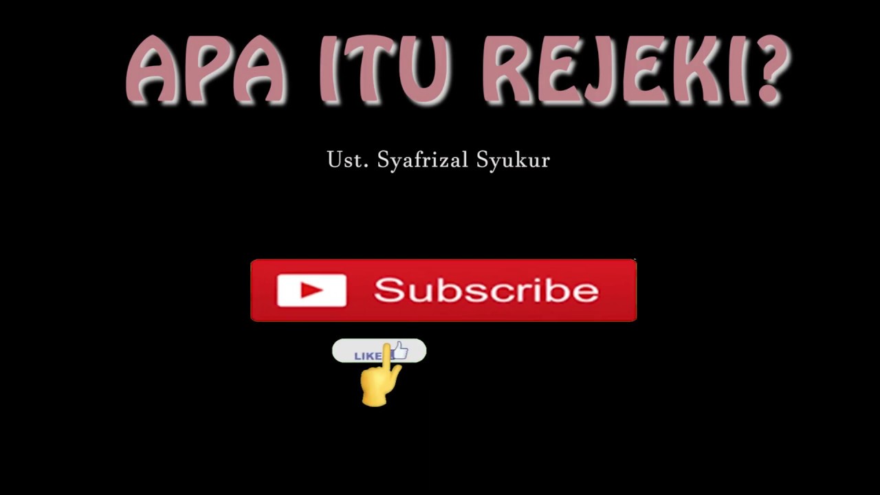  APA  ITU  REJEKI YouTube