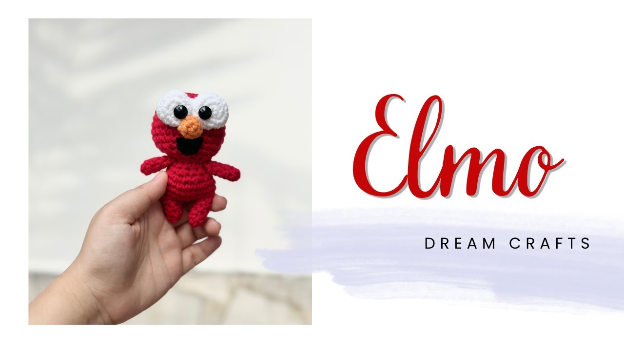 Elmo Hat Crochet Pattern (Plus Eyelash Yarn Guide!) - Ami Amour