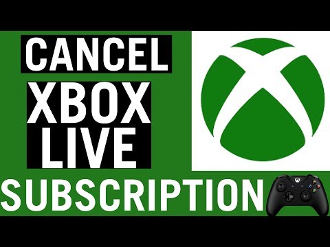 how to cancel xbox live subscriptions