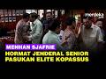 Sikap Hormat Menhan Sjafrie ke Agum Gumelar Jenderal Senior TNI Berdarah Kopassus