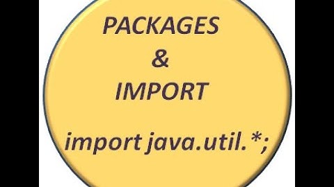 10- JAVA PROGRAMMING- PACKAGES AND IMPORT COMMAND - BY PEUSH ARORA