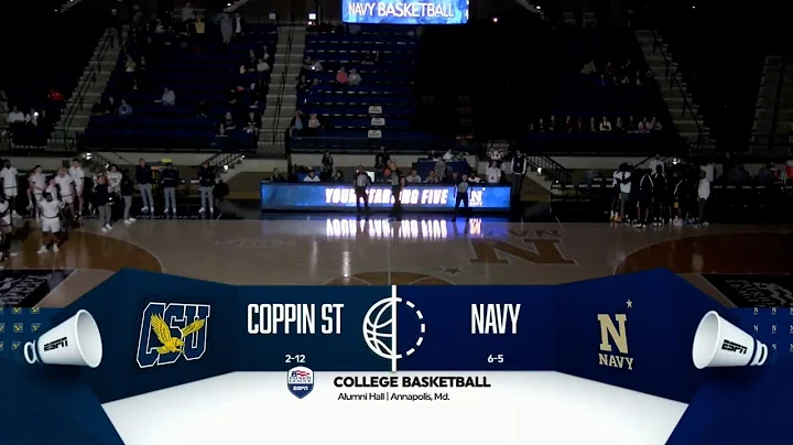 Highlights: Navy Men's Basketball vs. Coppin State (12/19/25)