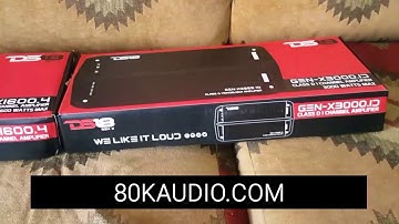 DS18 Genx1600.4 and 3000.1d unboxing
