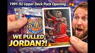 1991-92 Upper Deck Pack Opening… WE PULLED A JORDAN! 🏀🔥